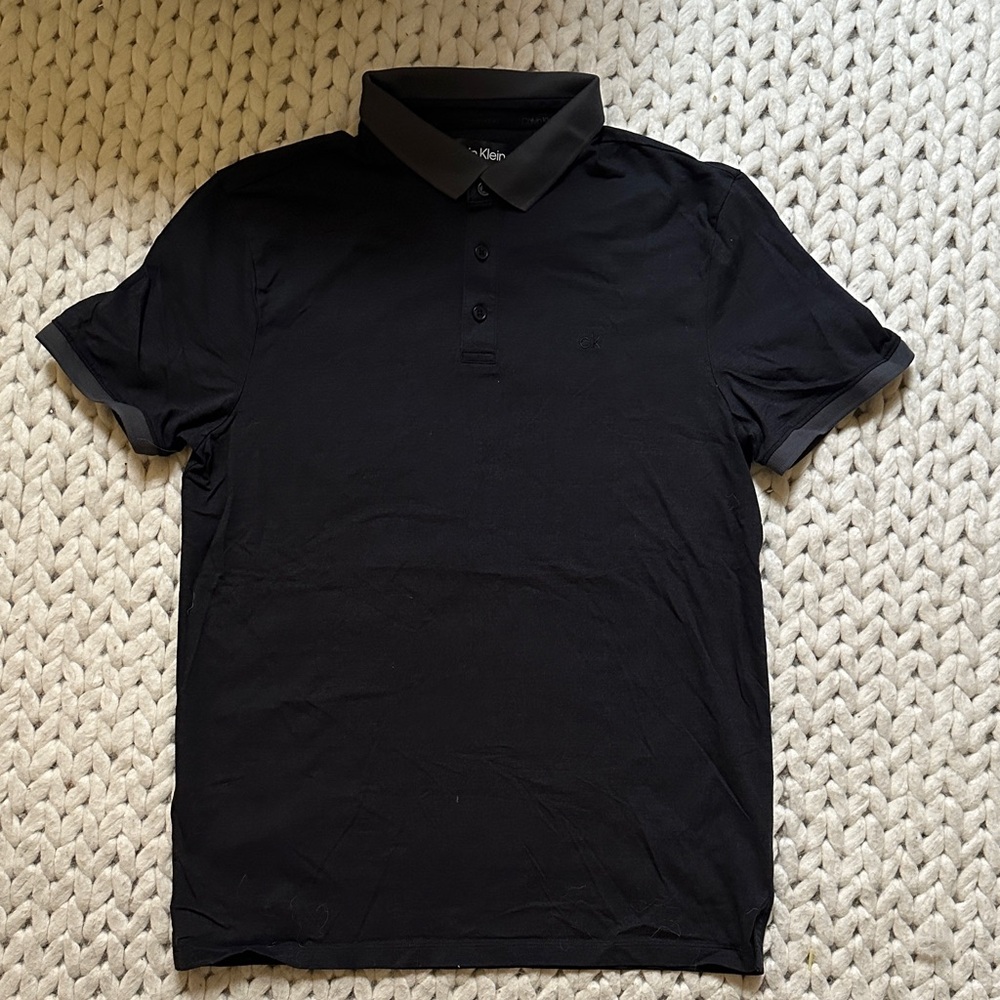 Calvin Klein Men's Black Polo Shirt